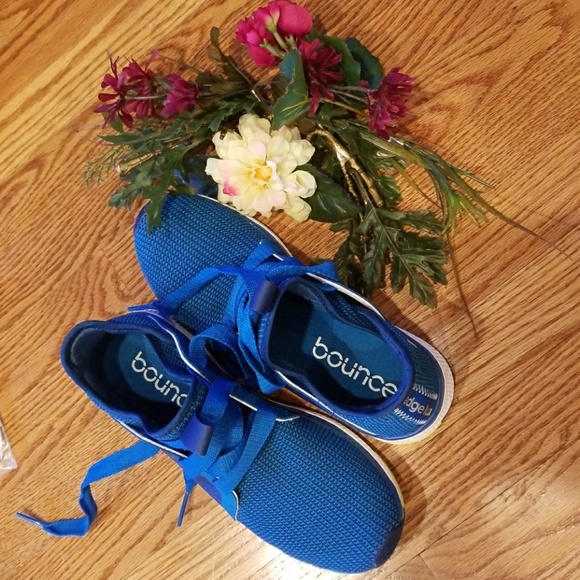 Adidas Edge Lux Bounce Blue Running Shoes 9 - Picture 5 of 5